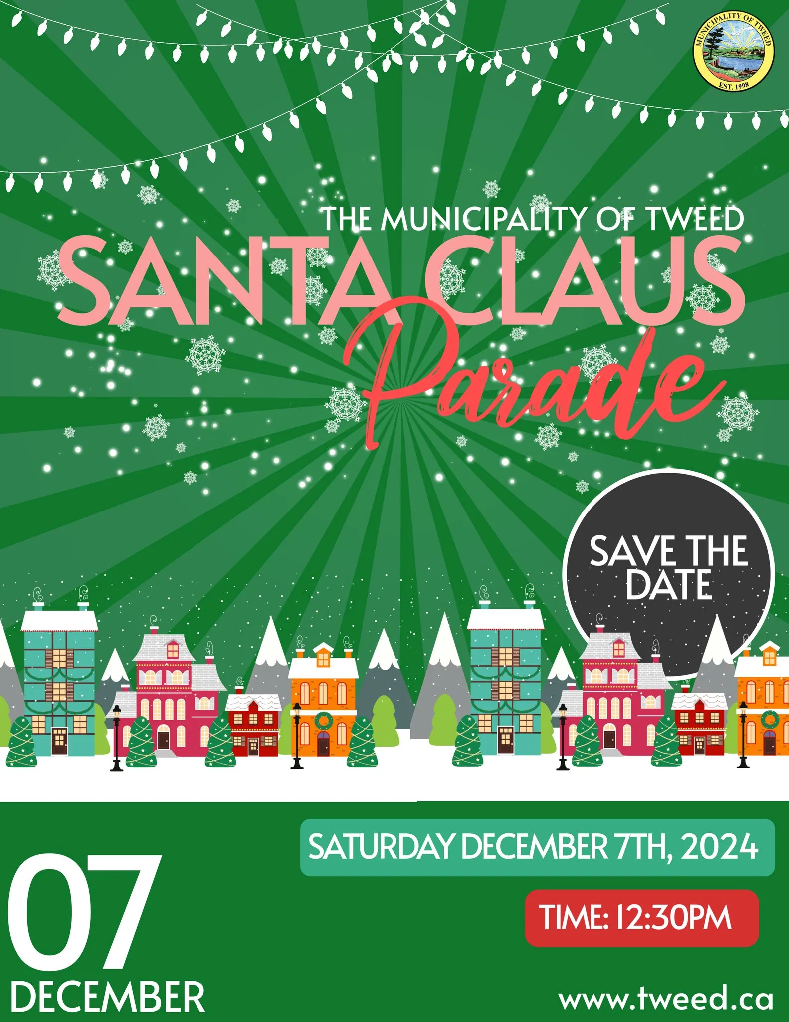 The Municipality of Tweed Santa Claus Parade Hastings County